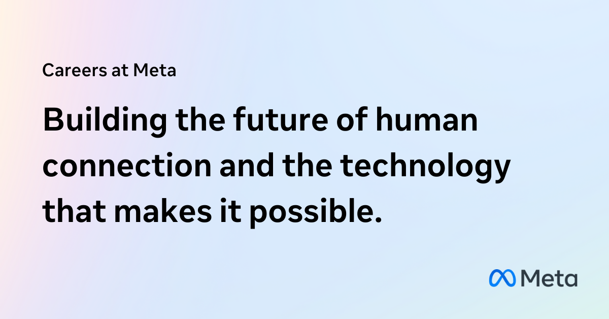 Research & Data Jobs: AI, ML & Analytics Careers | Meta