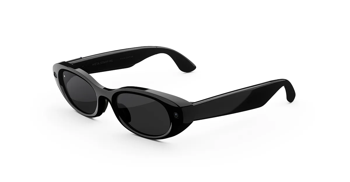 【日本未発売】 glass Kylieモデル Black Meta Starfire Kylie AI Glasses - Transitions Grey Lenses