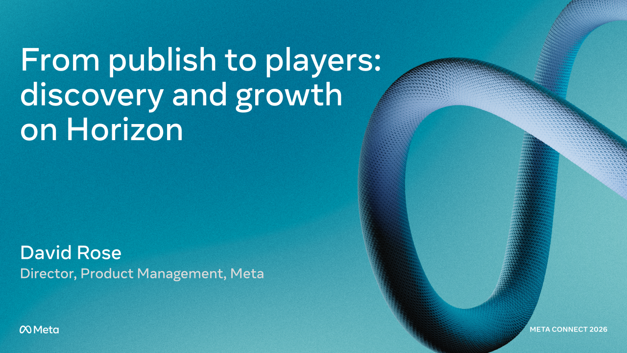 From publish to players: discovery and growth on Horizon