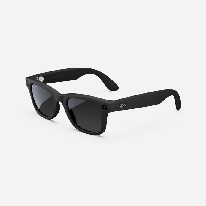 Ray-Ban Meta Wayfarer AI Glasses with Matte Black Frames | Meta Store