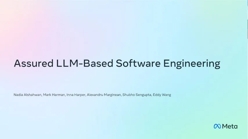 
            Ingénierie logicielle basée sur LLM saine
          
