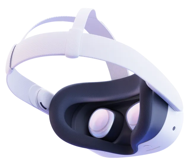 Vue intérieure du casque Meta Quest 3S