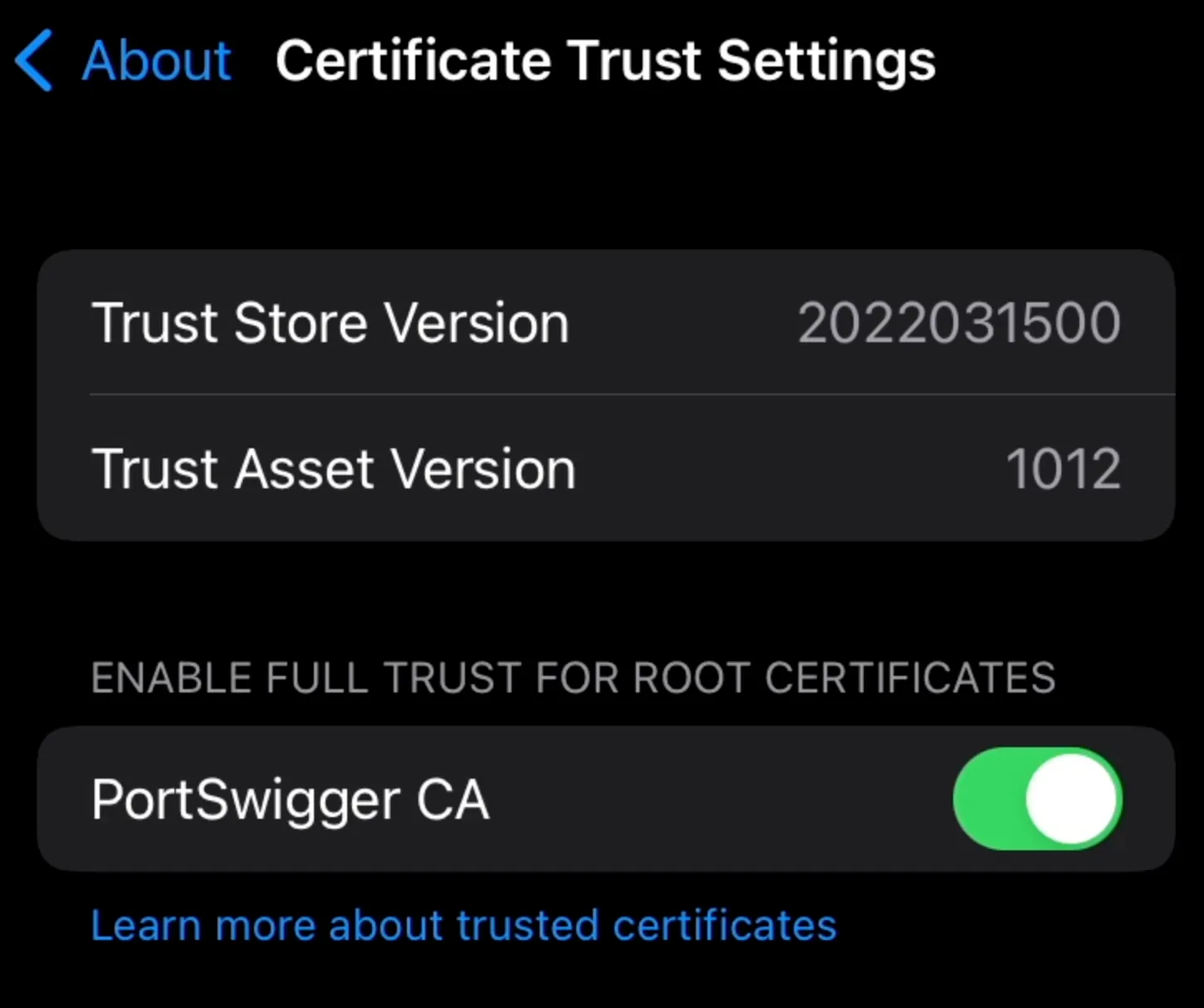 Paso de configuración de Whitehat