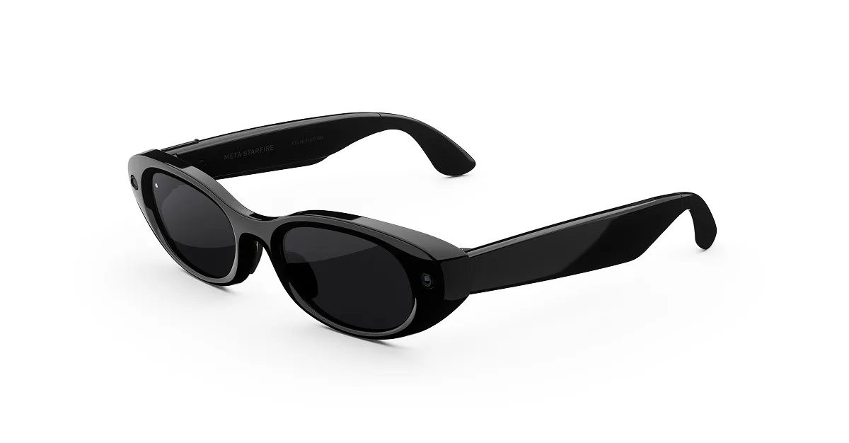 Black Meta Starfire Kylie AI Glasses - Black Lenses | Meta Store