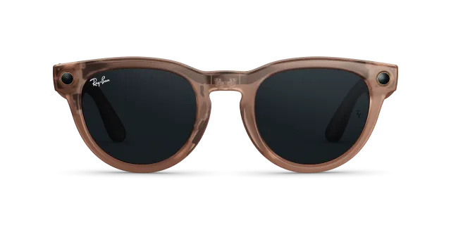 Front view of Ray-Ban Meta Headliner (Gen 2) glasses.