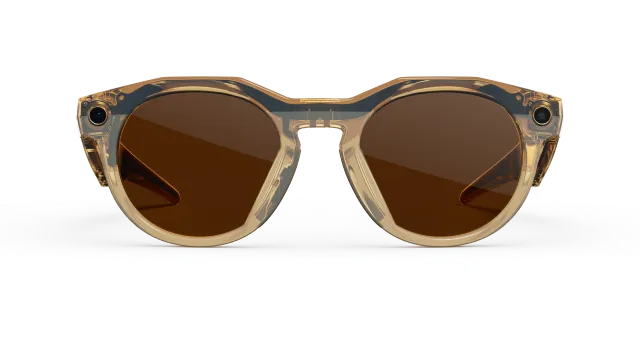 Front view of Oakley Meta HSTN glasses.