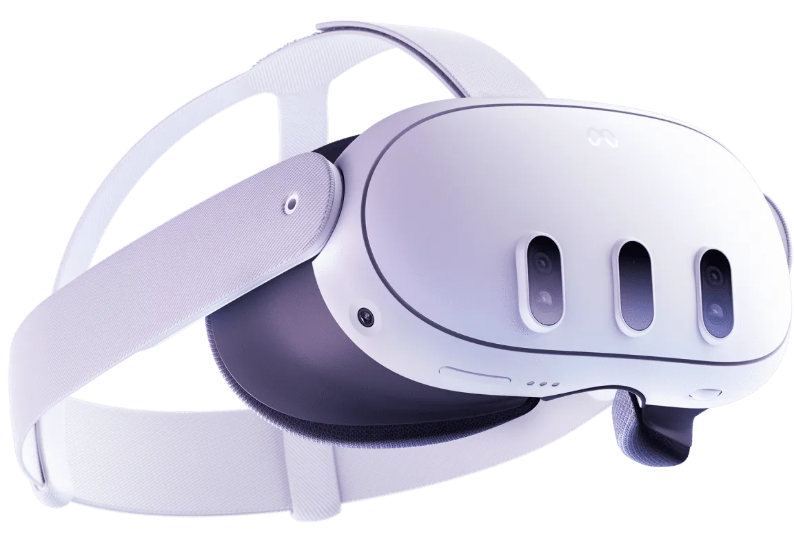 Meta Quest 3 headset display and audio