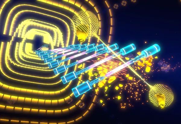 A hands-first game running on Meta VR Glasses