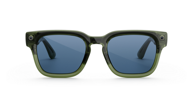 Front view of Meta Glasses Fury glasses.