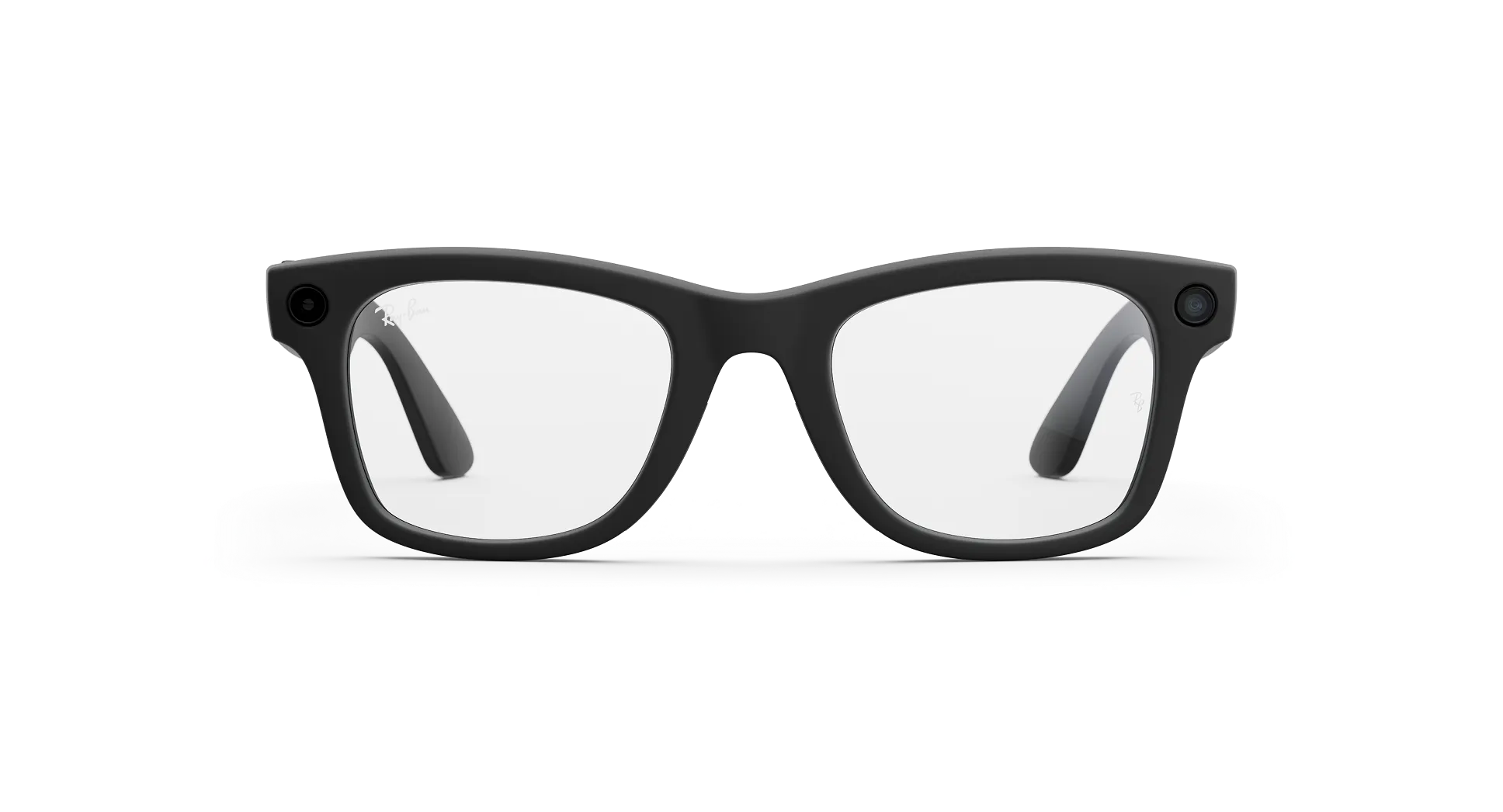 Ray-Ban Meta Wayfarer (Gen 2) Matte Black AI Glasses with Clear