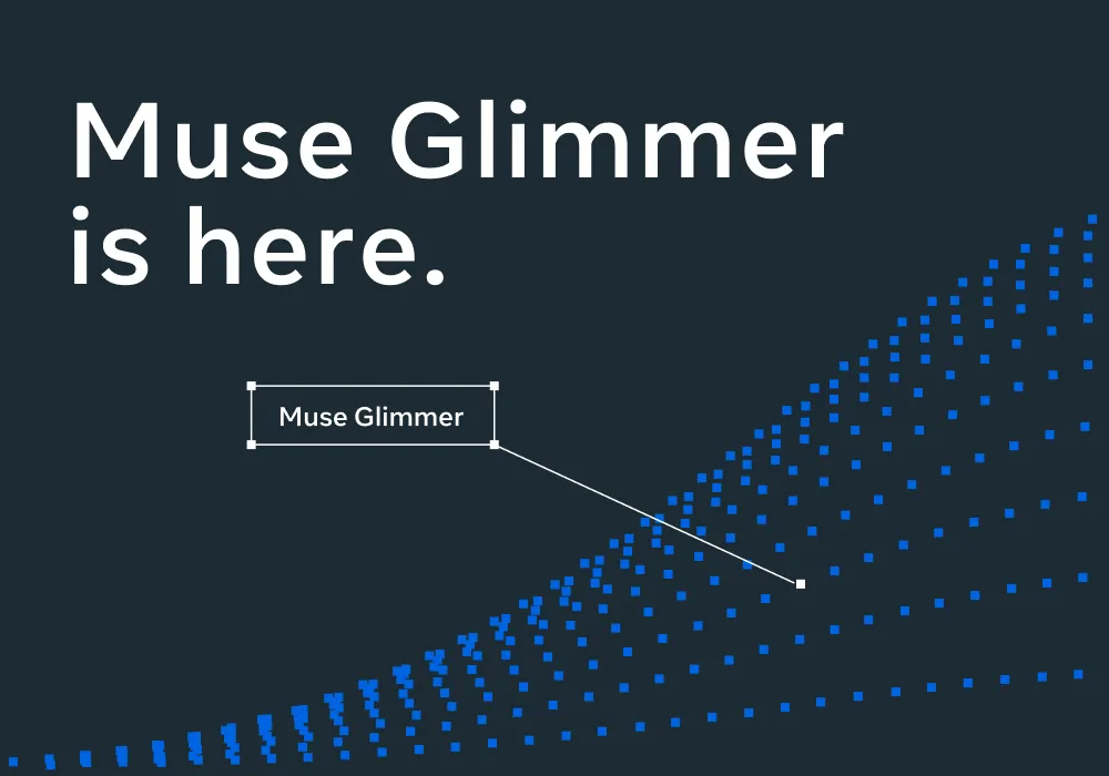 Officiële aankondigingsafbeelding van Meta voor het open-weight model Muse Glimmer