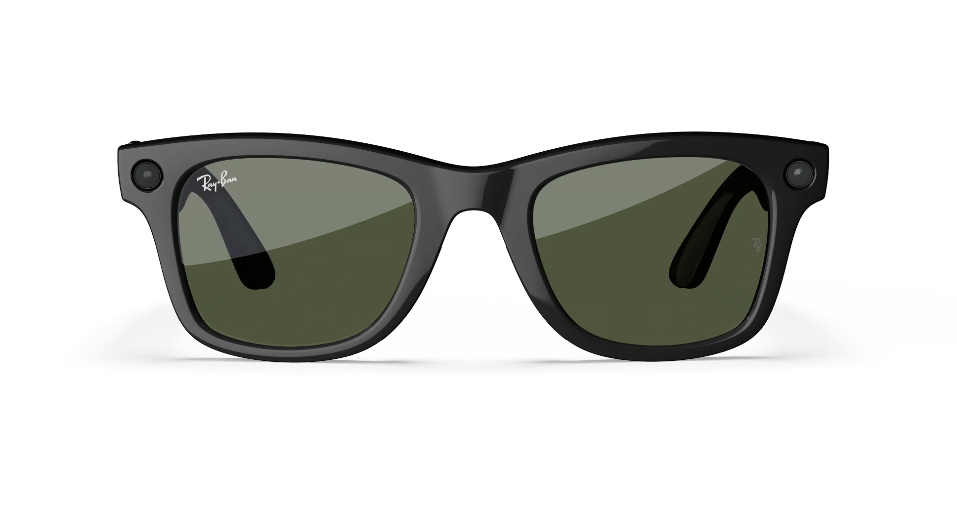 Ray-Ban  Wayfarer スマートグラス Ray-Ban Meta Wayfarer (Gen 1) Shiny Black AI Glasses with Green