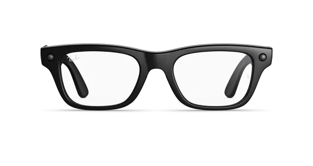 Ray-Ban Meta Blayzer Optics(Gen 2) 안경을 앞에서 본 이미지.