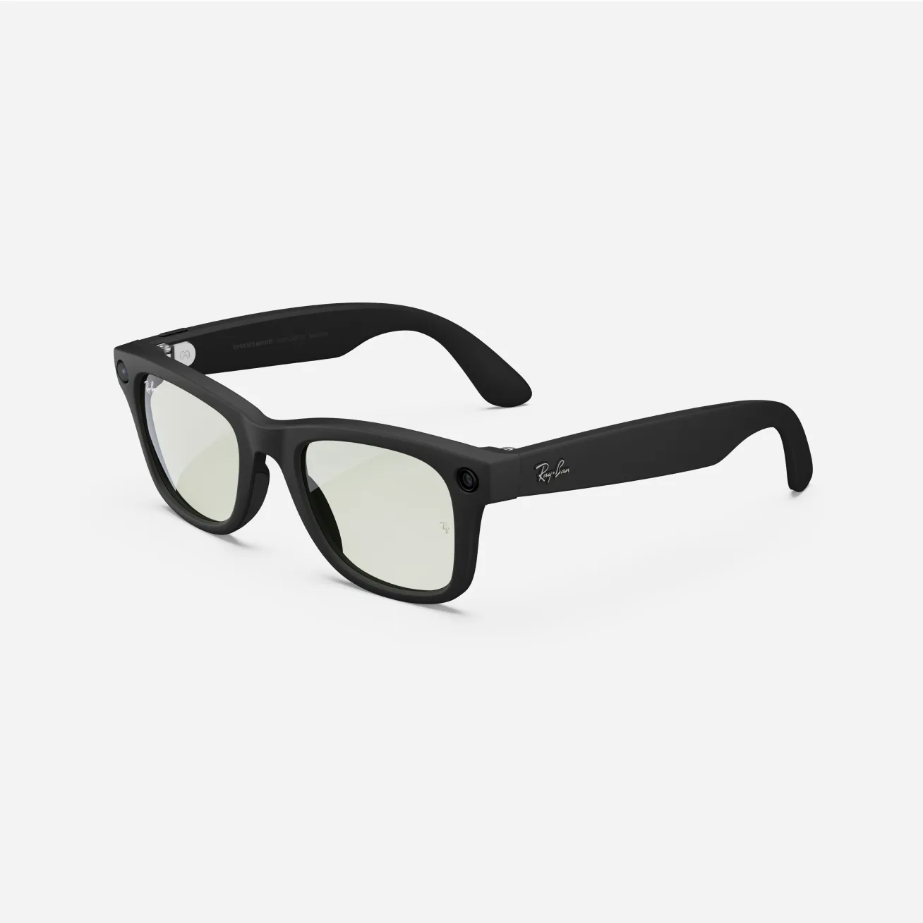Ray-Ban Meta Wayfarer (Gen 1) Matte Black AI Glasses with Green 
