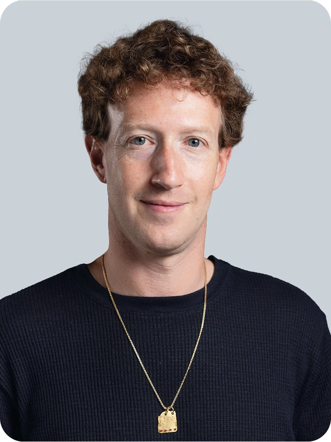 創業者、会長兼CEO、マーク・ザッカーバーグ