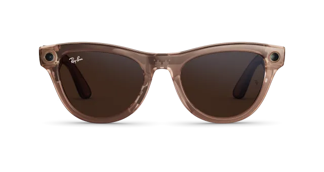Vooraanzicht van Ray-Ban Meta Skyler (Gen 2)-bril.