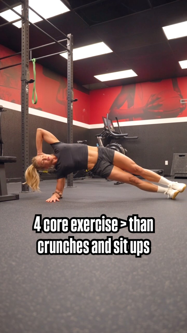 Here are 4 core exercise that are not crunches or sit ups that will ...