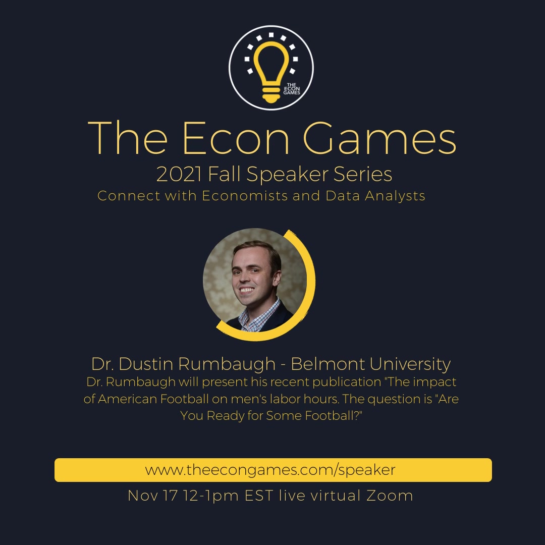The Econ Games speakers series helps you connect with industry leaders ...