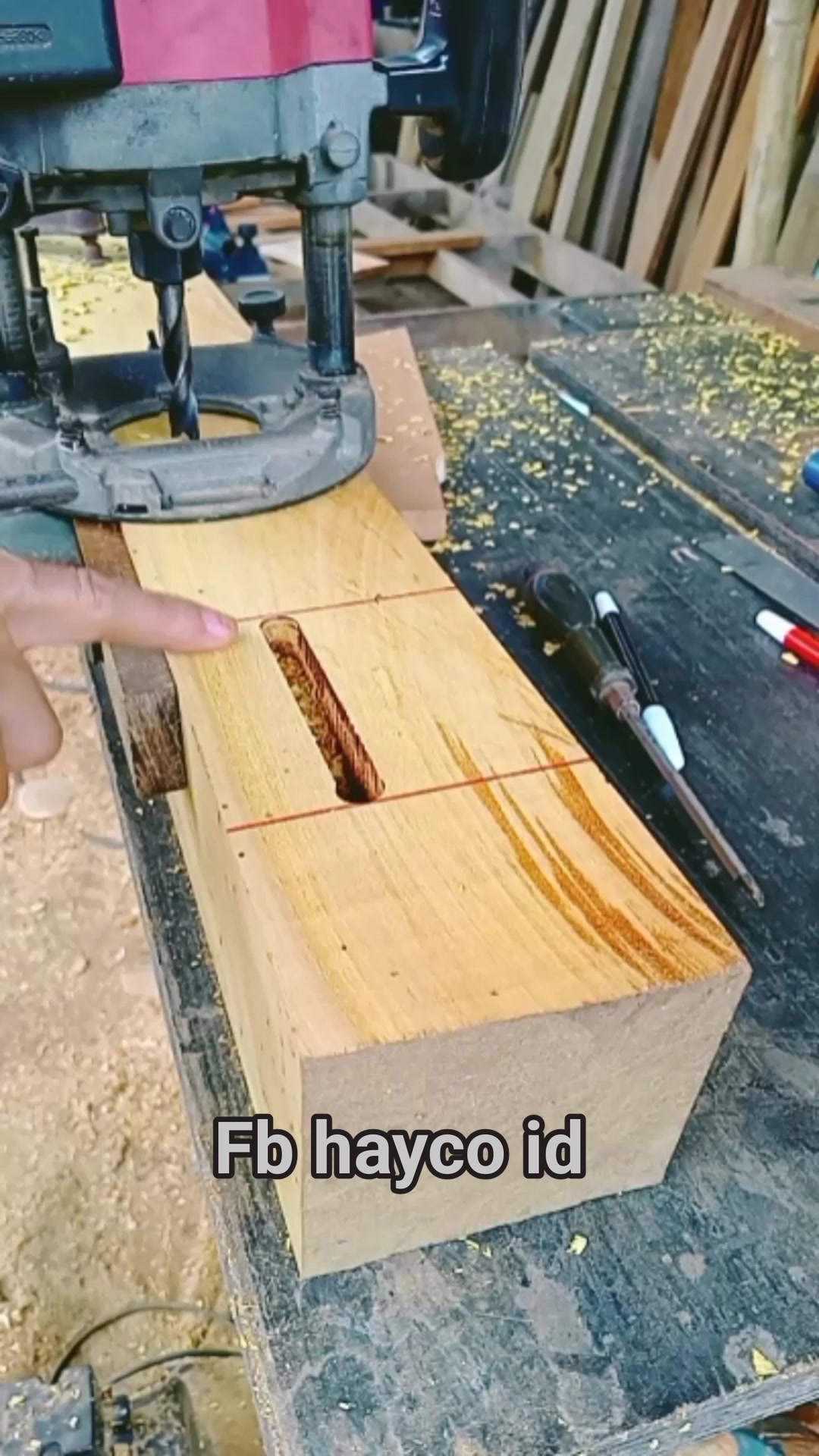 Tips dan trik wood planing using a large anti-ribbed router machine # ...