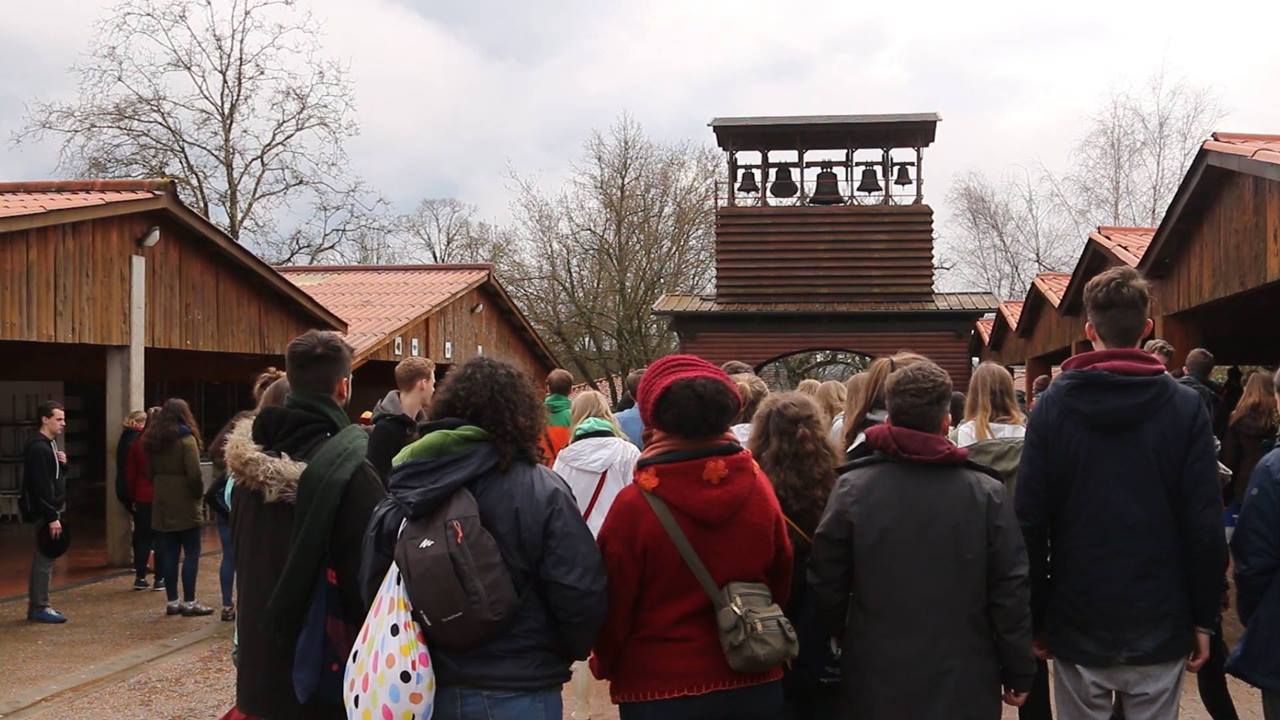 Taizé Thailand - A bell rung for three minutes in order to...