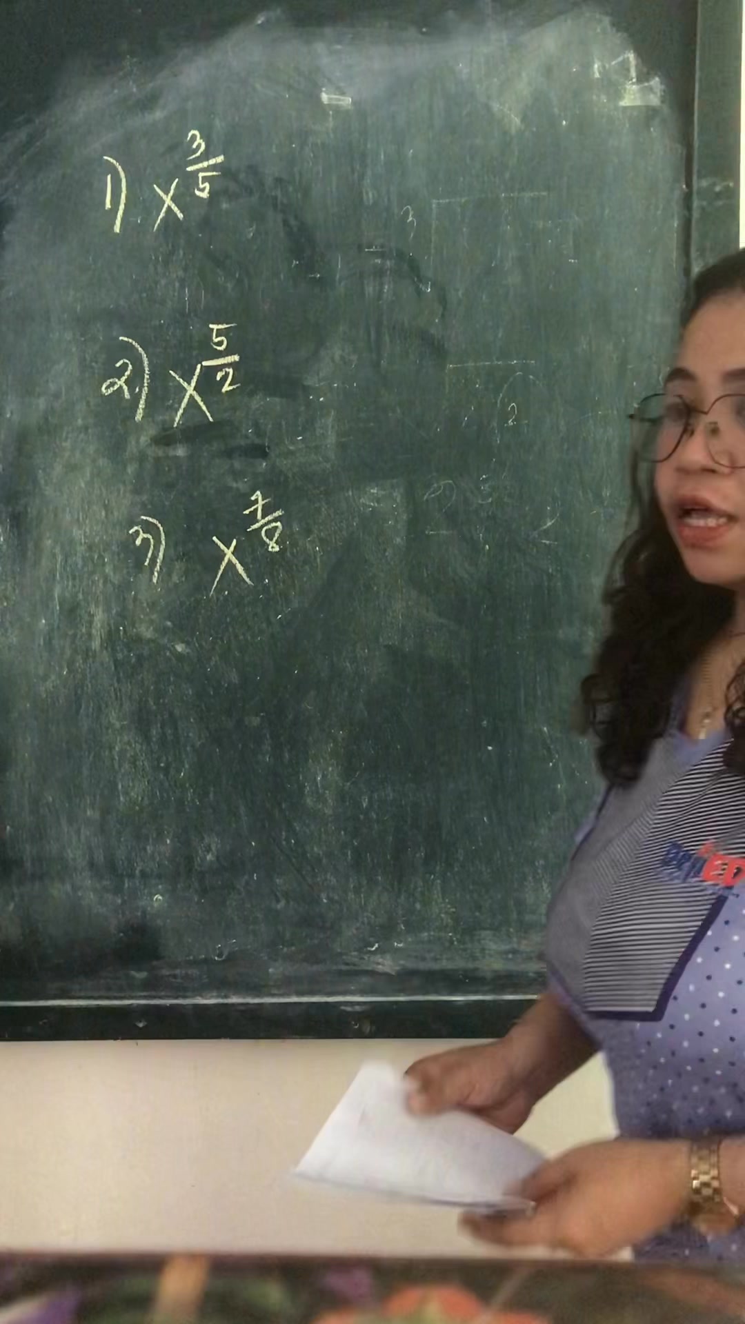 Transforming exponential form to radical form. #msrizateachingmath # ...