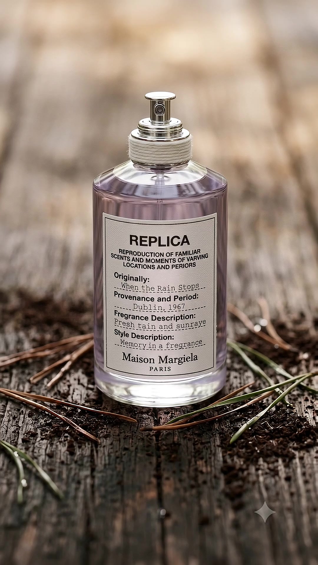 When the Rain Stops by Maison Martin Margiela - Refreshing Misty