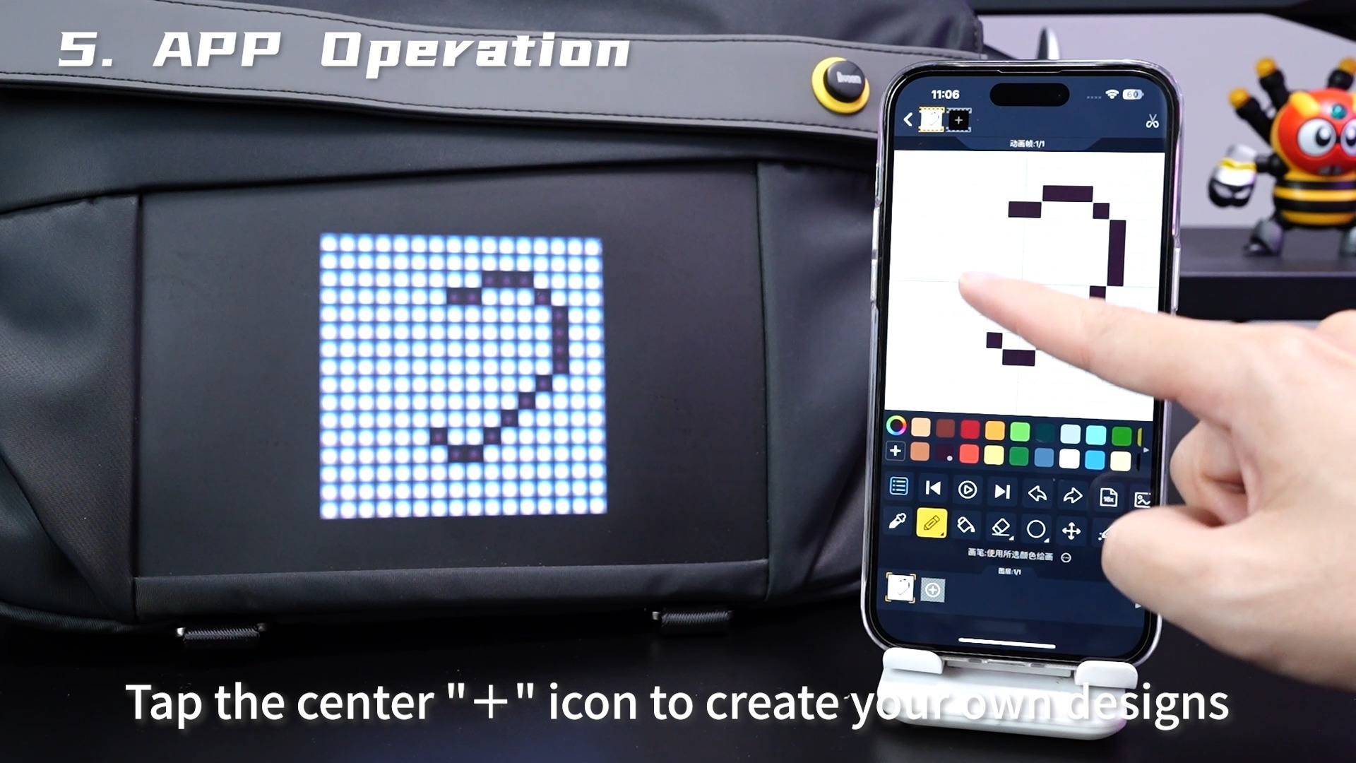 Divoom Operation Tutorial] Divoom Pixoo SlingBag-V 2th Generation 