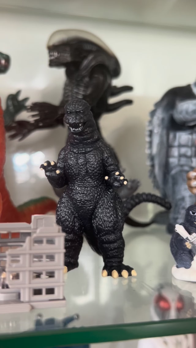 Vintage Godzilla toys from Bandai 1983-1988
