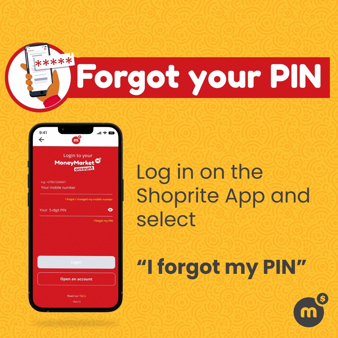😅Oops… Forgot your PIN? No stress. You can now reset your Money Market ...