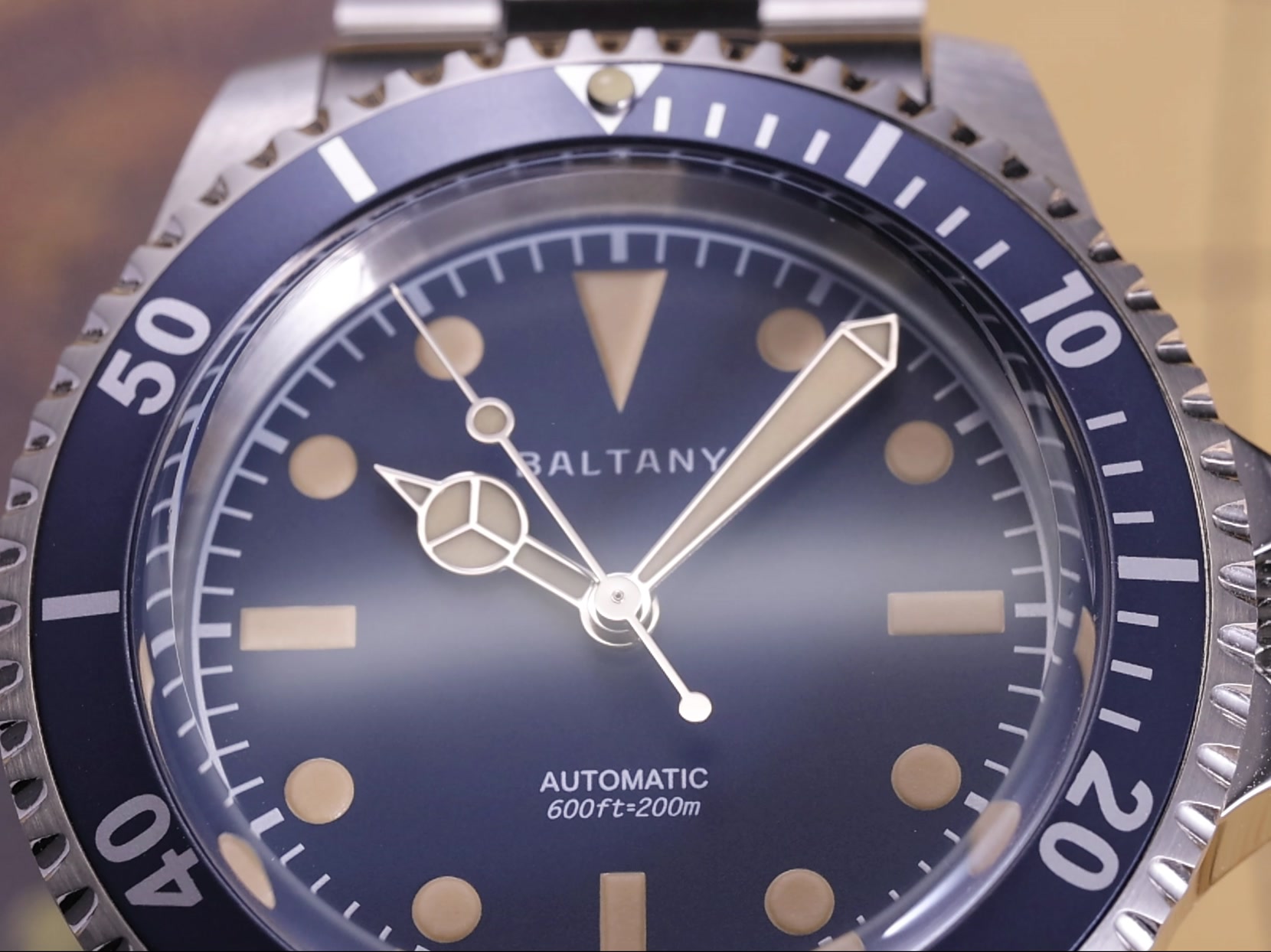 New arrival,39mm Baltany Retro Diver Watch S3043 Movement: Seiko 