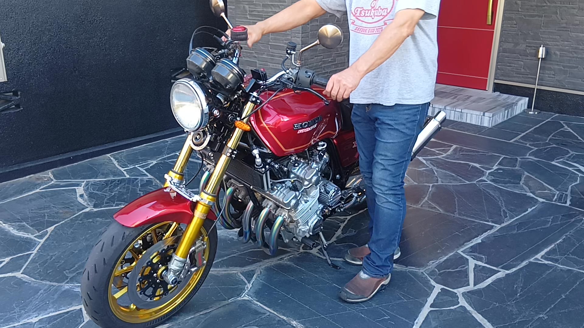 Honda CB,V4 custom parts J