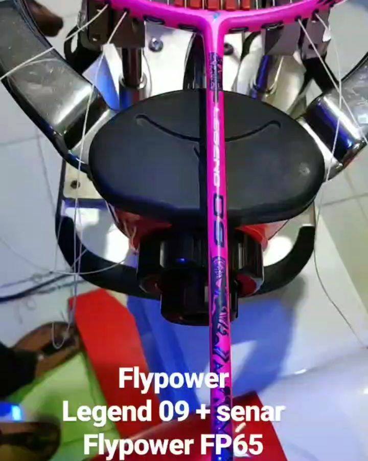 Alhamdulillah Laku raket Flypower Legend 09 bonus senar FB 65 + tas ...