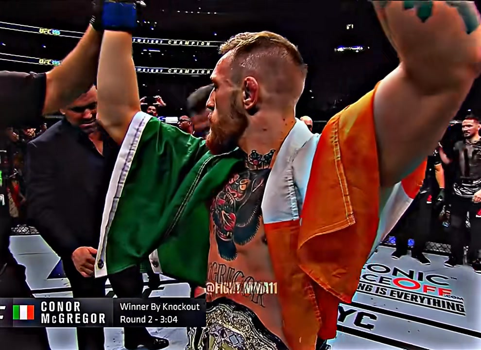 McGregor 🇮🇪 vs Alvarez 🇺🇸 #mma #ufc #highlight #conormcgregor # ...
