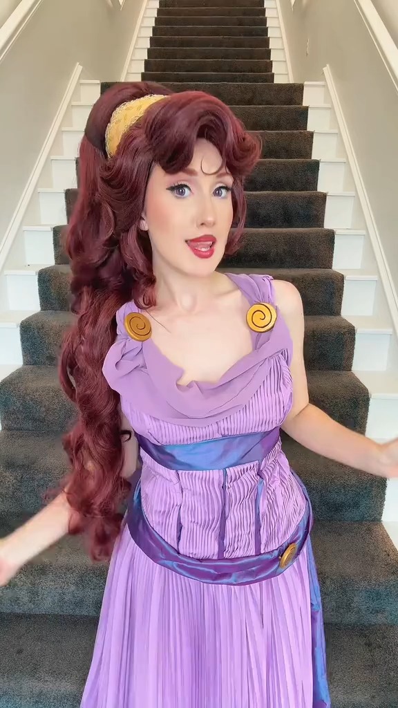 disney princess purple dress brown hair Megara deserves to be a Princess! Gender:Female colour:Navy Stunning RED prom bridesmaid Doll