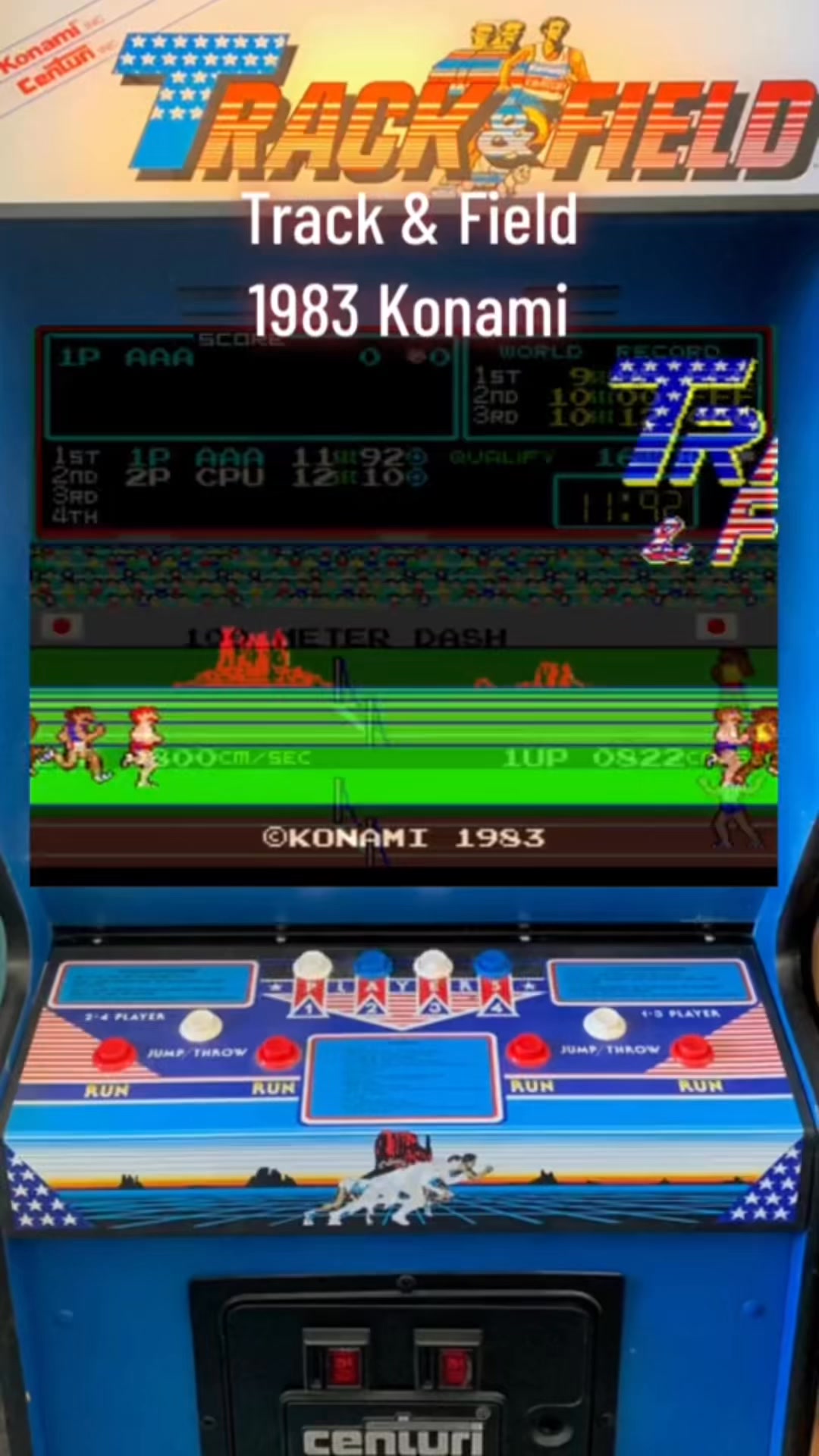 The Story Of Track & Field by Konami. #gaminghistory #arcadegames