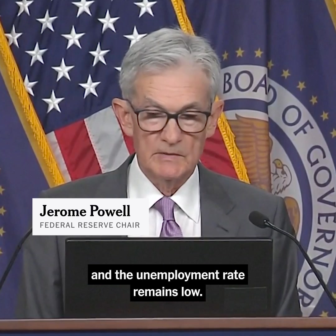 The Federal Reserve decided to hold interest rates steady at about 5.3% ...