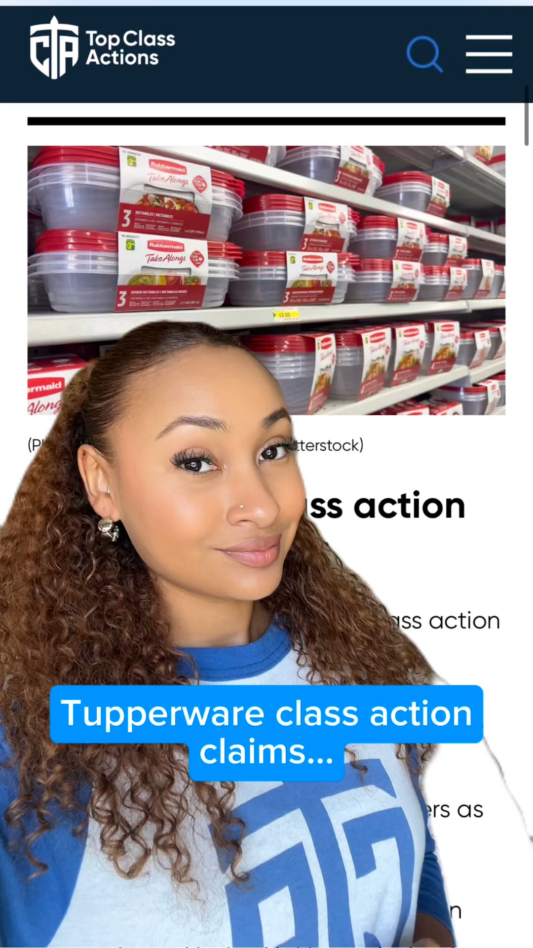 What are your thoughts on this class action? 💭 #Plastics #Tupperware # ...