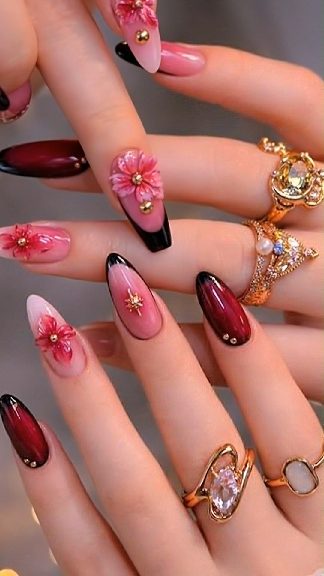These nails just hit different | Uñas Decoradas Paso a Paso | Facebook