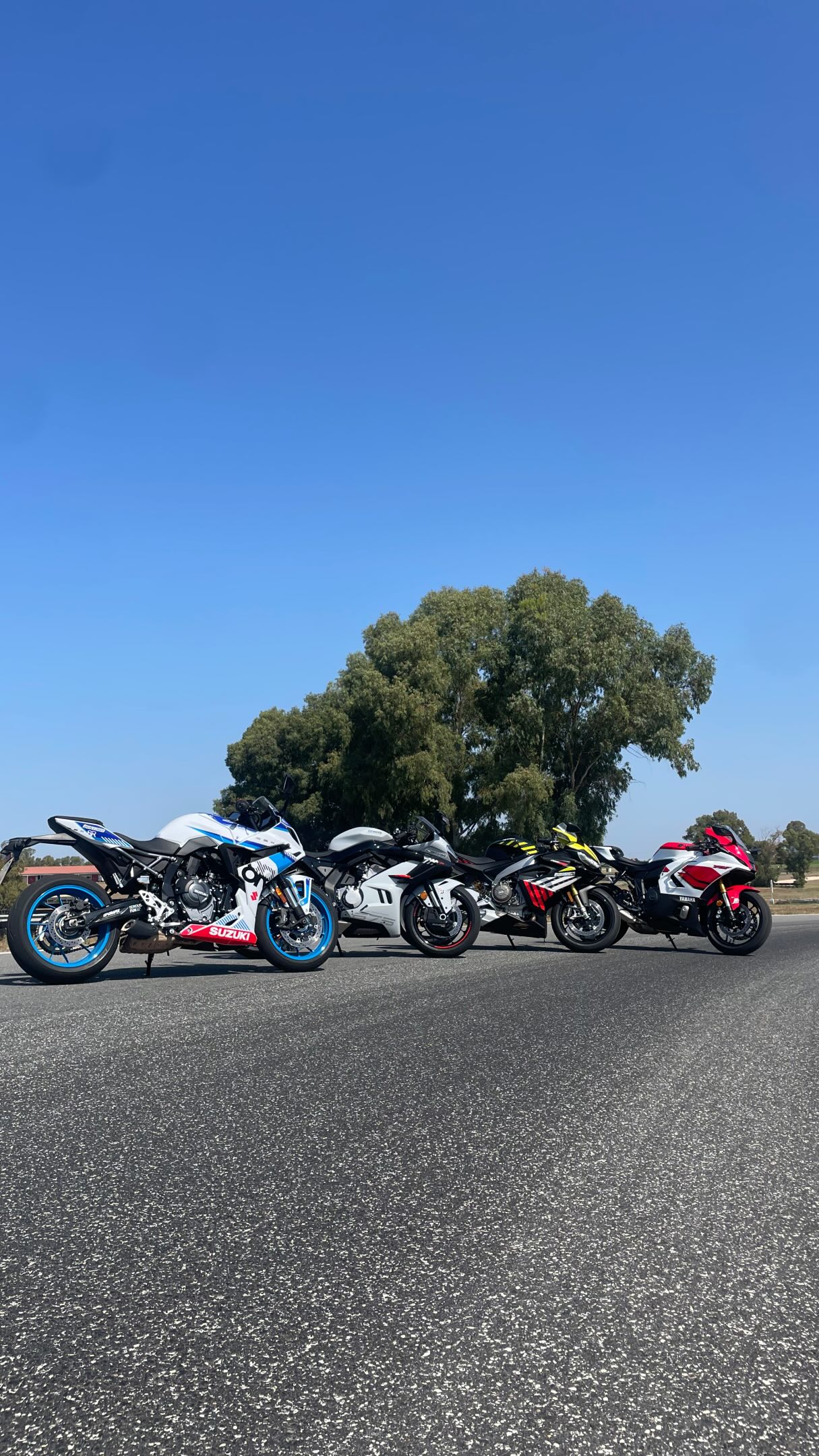 This weekend, we're at Bridgestone's proving ground testing