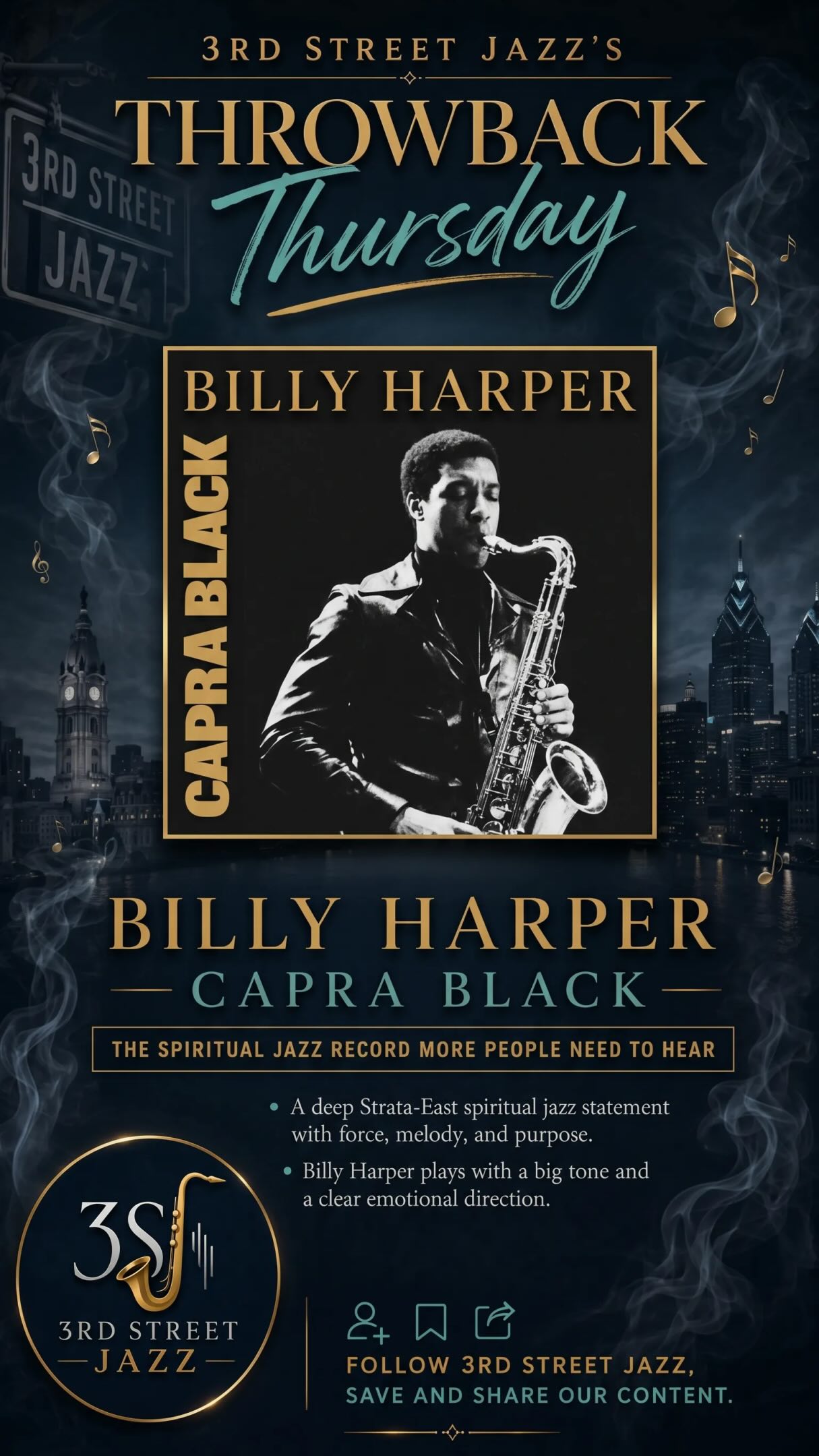 Billy Harper “Capra Black” A deep Strata-East spiritual jazz