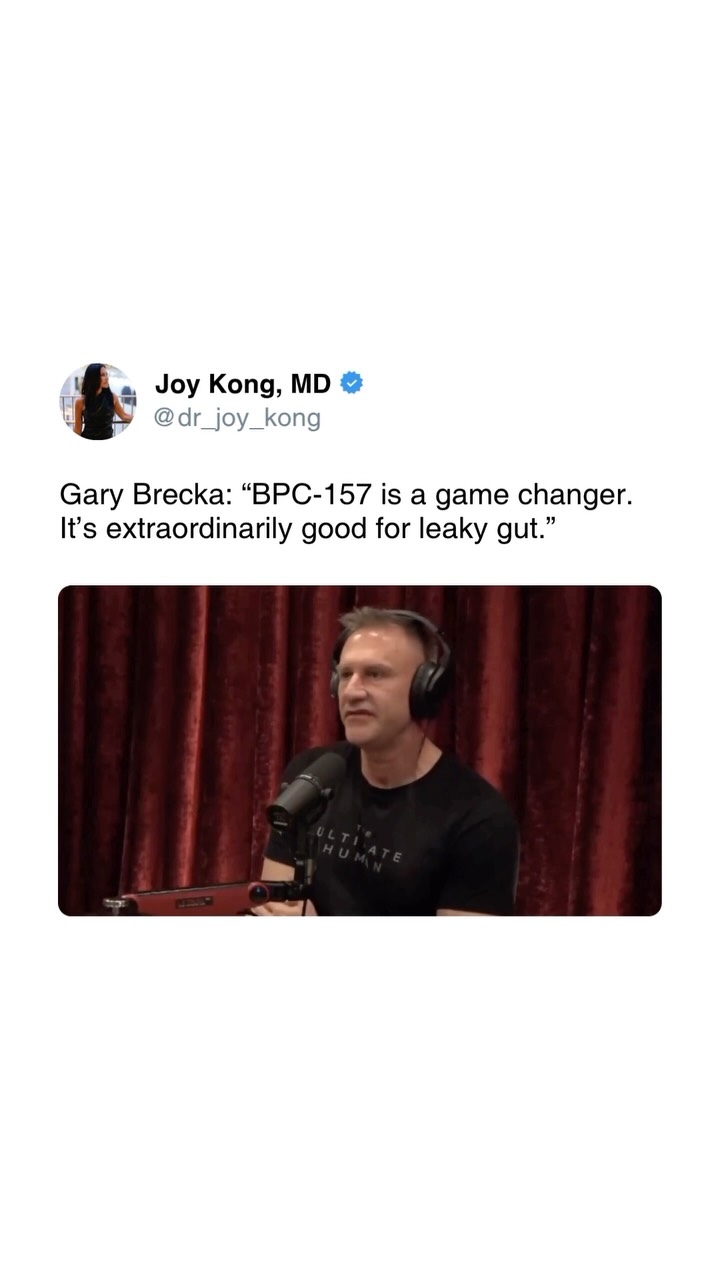 Gary is right about this one. BPC-157 is one of my favorite peptides, actually I’m taking it right now… I take it probably 9 out of 12 months…, It is a small peptide your body already recognizes… it 