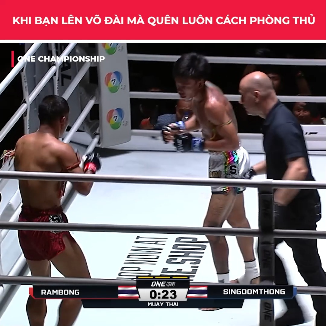 Singdomthong vs. Rambong - Cuộc đấu của những võ sĩ đánh không cần thủ ...