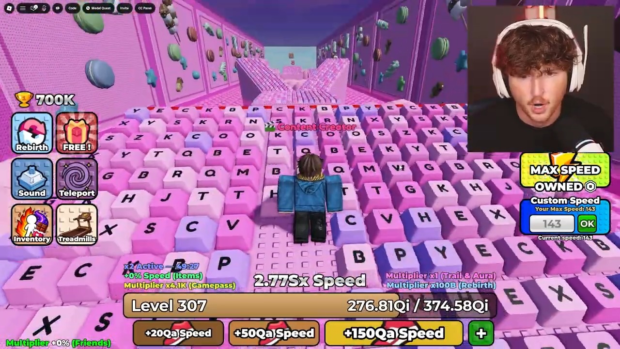 Completing EVERY WORLD in Roblox Keyboard Escape! #Caylusblox #new