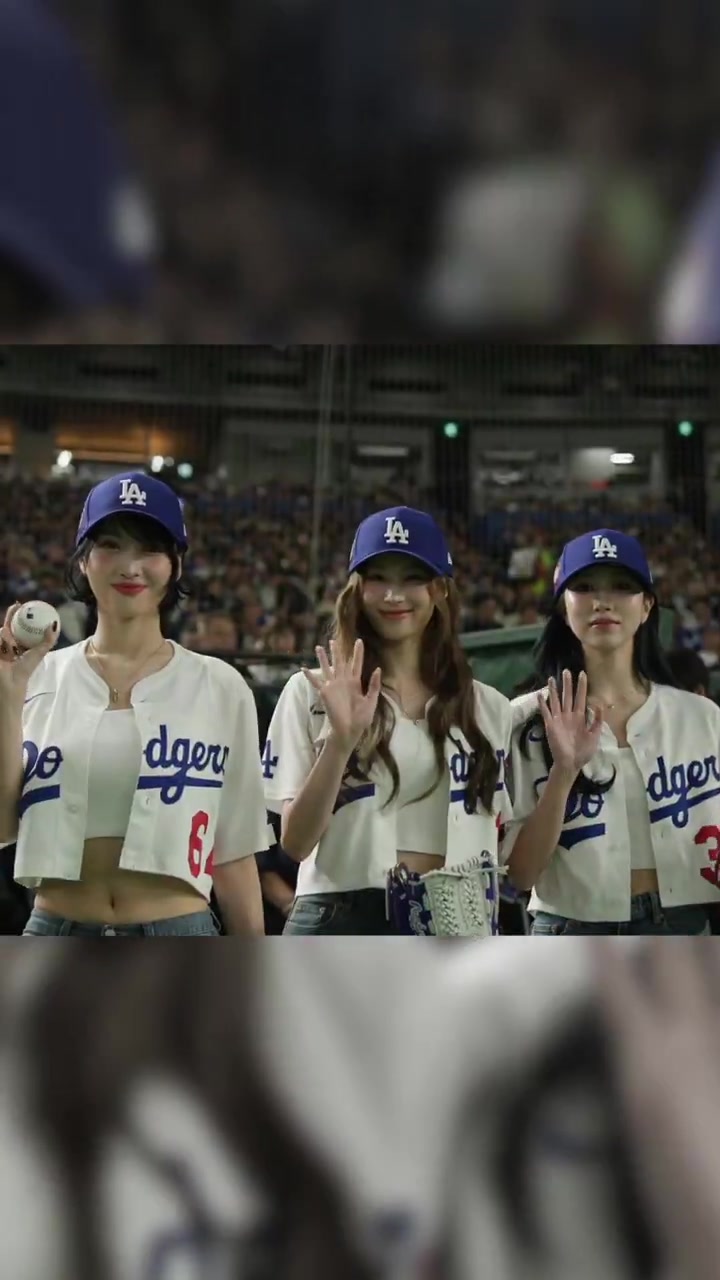 Repost from @mlb • MISAMO's first pitch at the #TokyoSeries