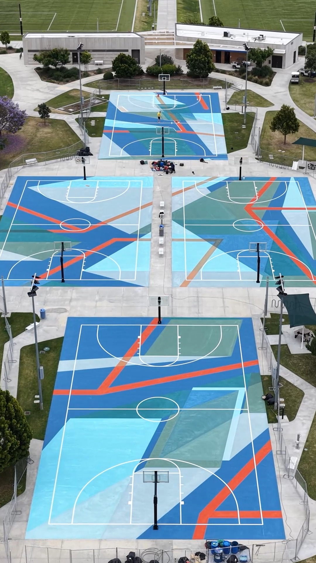 Step onto the court and into a new kind of art experience. Opening