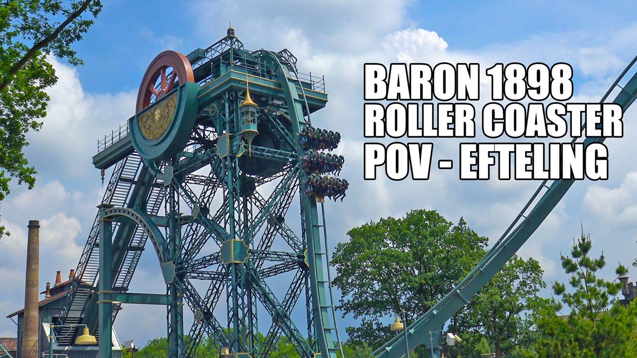 Come take a ride on Baron - Vertical Drop Dive Machine roller coaster ...