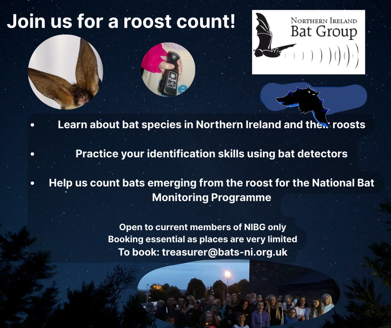 🦇COUNT BATS!🦇 Help us put Northern Ireland's bats on the map! We will ...