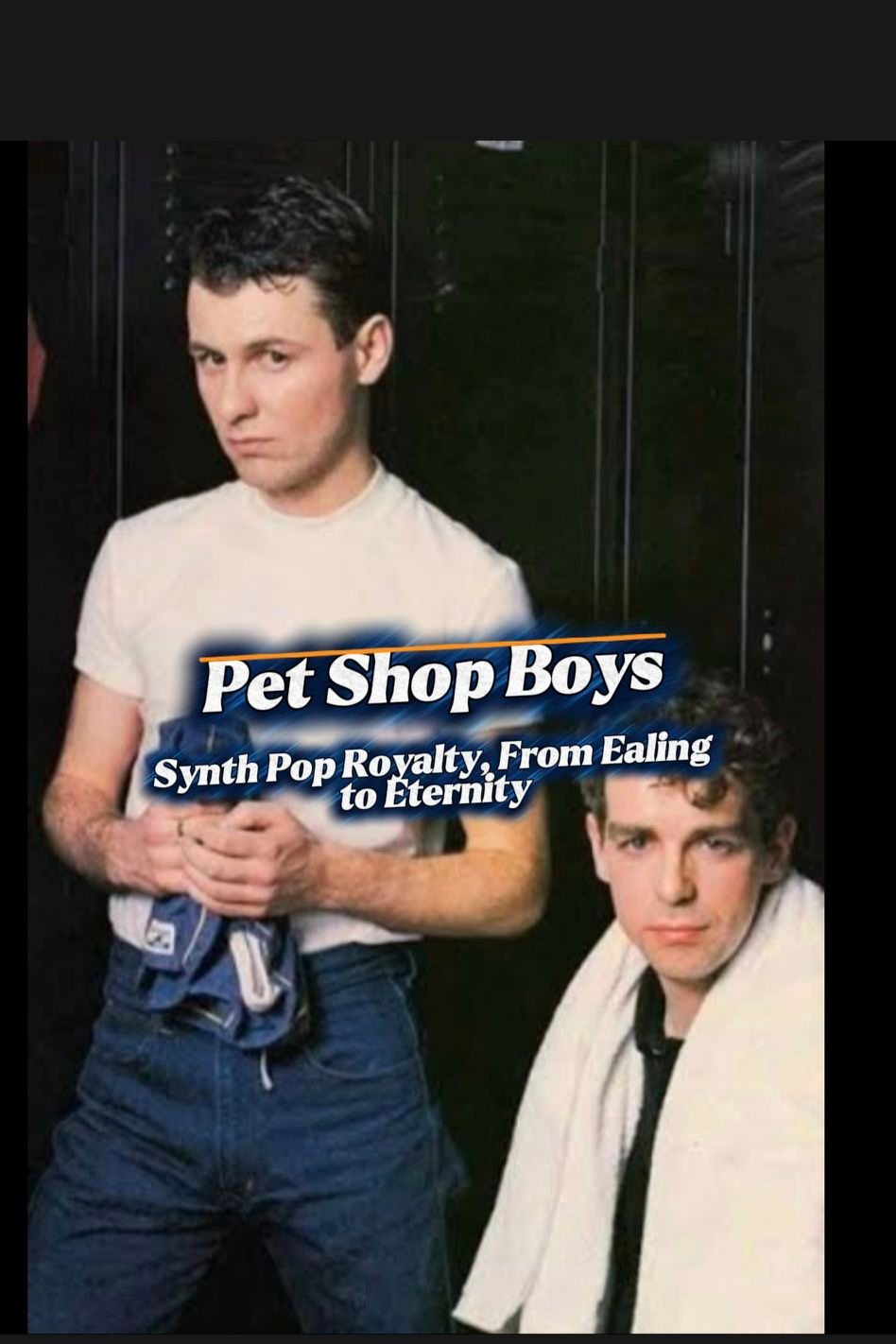 The Pet Shop Boys, Neil Tennant and Chris Lowe, have announced