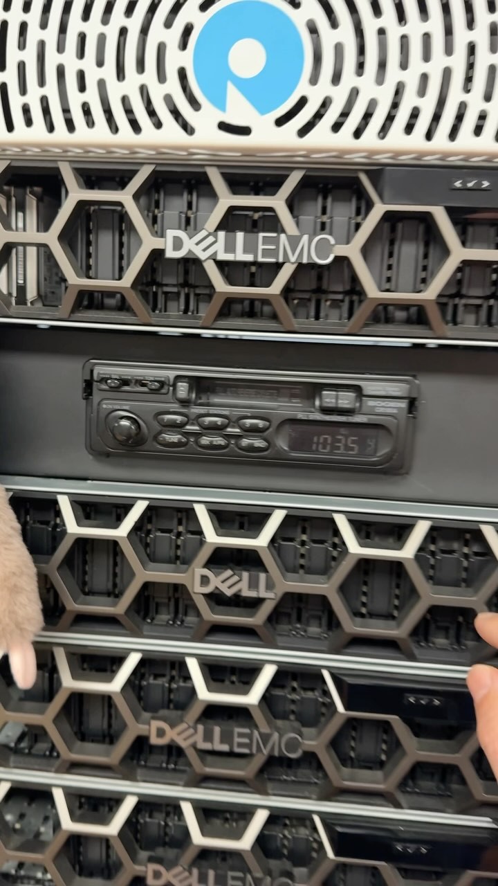 Kevin installed a rack mount automotive tape deck radio in the lab with ...