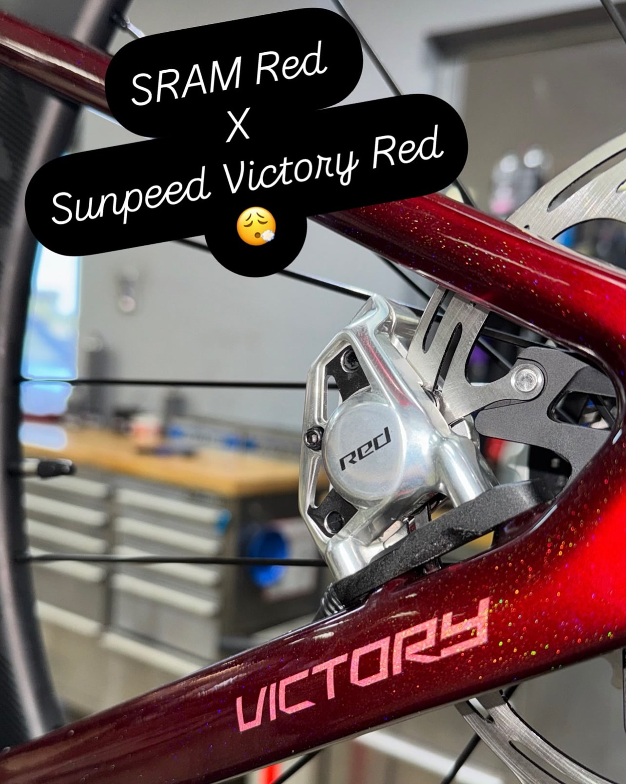 This is what a bike built for victory looks like. Every component